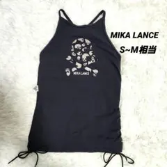 MIKA LANCE MIKANO スカル タンクトップ ブラック S~M ヨガのサムネイル