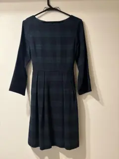 ROPE' PICNIC チェック 長袖ワンピース 38サイズ