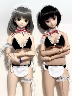 60cmドール向け水着(ビキニメイド)　コスチューム　(DD、等)