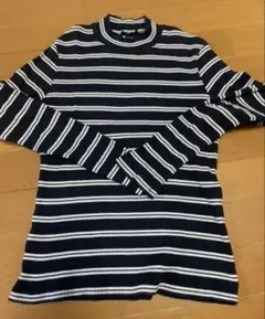 UNIQLO ボーダーリブニットトップス