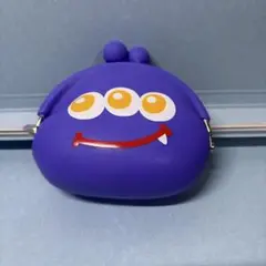紫色のキャラクターコインケース