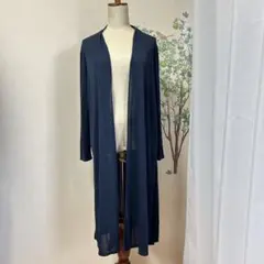 【23区】ロングカーディガン38size（濃紺）のサムネイル