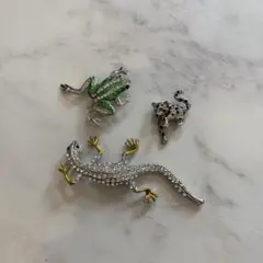 週末特別割引　動物モチーフ ブローチセット