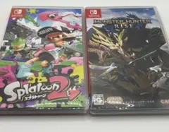 Nintendo Switch ソフト スプラトゥーン2 モンハンライズ