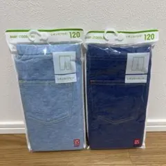 120 ユニクロ レギンス7分丈2点セット レギュラーフィット