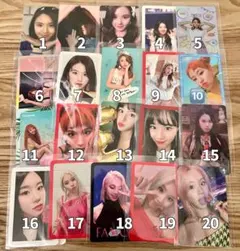 TWICE チェヨン　トレカ　セット　(写真2枚目もあります)