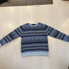 Ciaopanic フェアアイル柄 クルーネックニット Mサイズのサムネイル