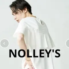 NOLLEY'S バックフリル 半袖プルオーバー ホワイト M ノーリーズ Mのサムネイル