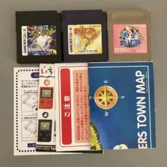 ポケモンゲームソフト3本　タウンマップ　セット