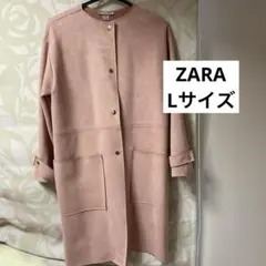 ZARA コート　L ピンク　レディース　アウター