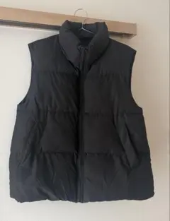 ダウンベスト gu 黒　M