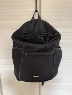 モンシェリ moncheri 軽量メッシュ巾着リュック ブラック S 軽量メッシュ巾着リュック – moncheri