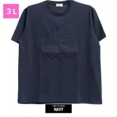 新品未使用✨CONVERSE ✨エンボスロゴ Tシャツ ネイビー3L大きいサイズ
