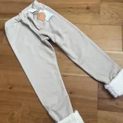 新品未使用　アプレレクール　ぽかぽか　パンツ　ボア　130
