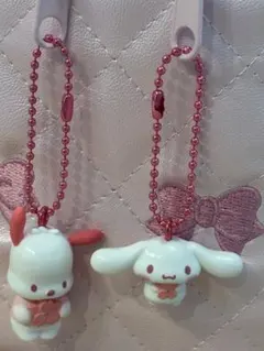 サンリオ　サクラ　カプセルトイ ポチャッコシナモロール2個セット