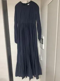 Demi-Luxe BEAMS ネイビー ロングワンピース