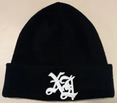 XLARGE ブラック ニット帽 ビーニー