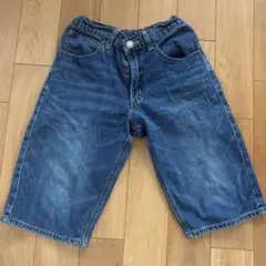 EDWIN ハーフパンツ 160 デニムブルー