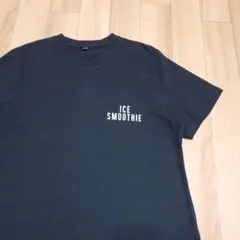 美品 ICE SMOOTHIE レシピロゴ プリント Tシャツ