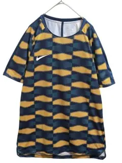 新品タグ付 希少 NIKE DRI-FIT プラシャツ M 緑×黄 グラフィック