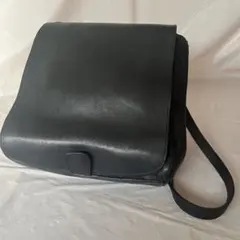 A.P.C. 仏製 90s スエードレザー ショルダー DJ レコードバッグ 黒