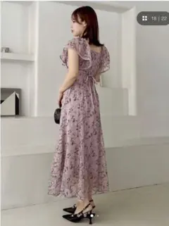 dazzlin リボンディティールイレヘムシャツワンピース ミックス S