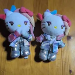 yoshikitty ぬいぐるみ マスコット 2点セット×1点