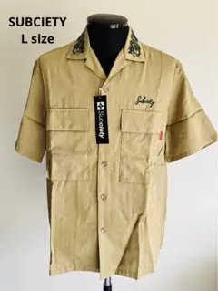新品/SUBCIETY/ミリタリーシャツ/L sizeのサムネイル