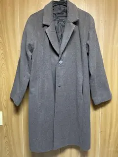 D collection (AUEN) 混ウール チェスターコート ベージュM