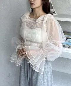 Archives リボンオフショルチュールトップス