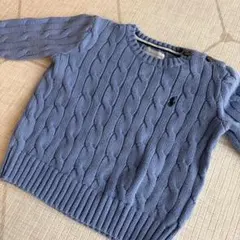 ラルフローレン　12m ケーブルニット