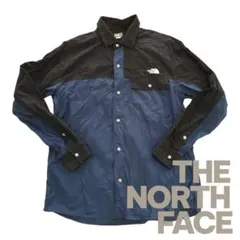 THE NORTH FACEノースフェイスロングスリーブヌプシシャツネイビーXL