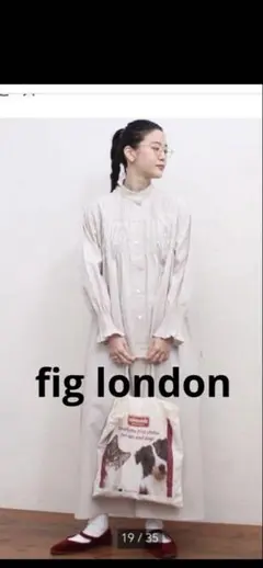 ユ*コ様 fig London daily LINEN セーラーブラウス fig London フィグロンドン daily LINEN セーラーブラウス - メルカリ