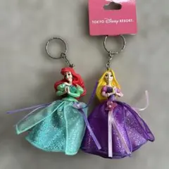 東京ディズニーリゾート　アリエル　ラプンツェル　キーホルダー　セット