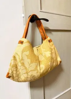 ONE'S HEART ハンドバッグ イエロー/オレンジ未使用