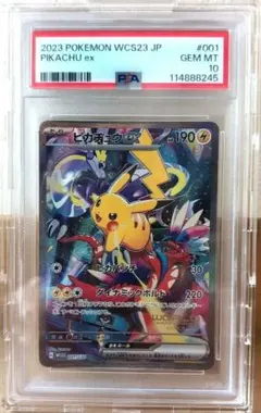 【PSA10】2023 POKEMON WCS23 JP ピカチュウ ex