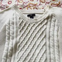 GAP レディースL ケーブルニット