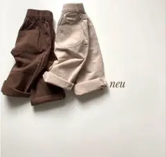 韓国子供服　紐付きサロペット　春夏秋　男の子　女の子　新品