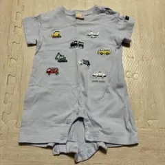 petit main プティマイン 働く車刺繍 カバーオール 70 男の子 美品