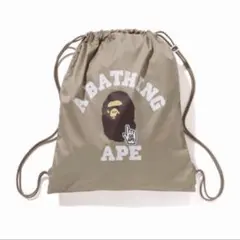 即完売品‼A BATHING APE ナップサック リュック 人気色黒 7 - メルカリ