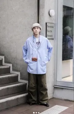 EDIFICE LA BOUCLE / ラブークル バンドカラーシャツ