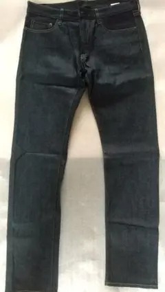 UNIQLO セルビッジ 赤耳 スリムストレートデニム W34 補正無