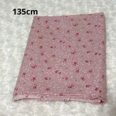 sevenberry 生地 はぎれ 花柄 ピンク ブロード 1m35cm