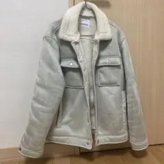 裏毛のボアジャケット