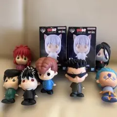 幽遊白書 アニメキャラクター フィギュア 8体セット 一番くじ