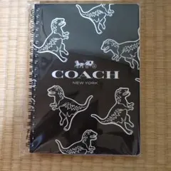 COACH ノート 恐竜柄 ブラックのサムネイル