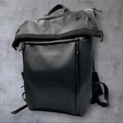 BROSKI AND SUPPLY FORKⅡ バックパック 防水レザー 黒色のサムネイル