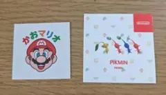 任天堂 かおマリオ ピクミン ステッカー 2枚セットのサムネイル