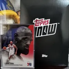 Topps NOW LeBron James 76ers