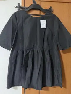 新品　オペークドットクリップ　半袖ブラウス